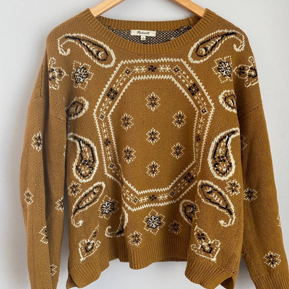 Madewell Paisley Sweater